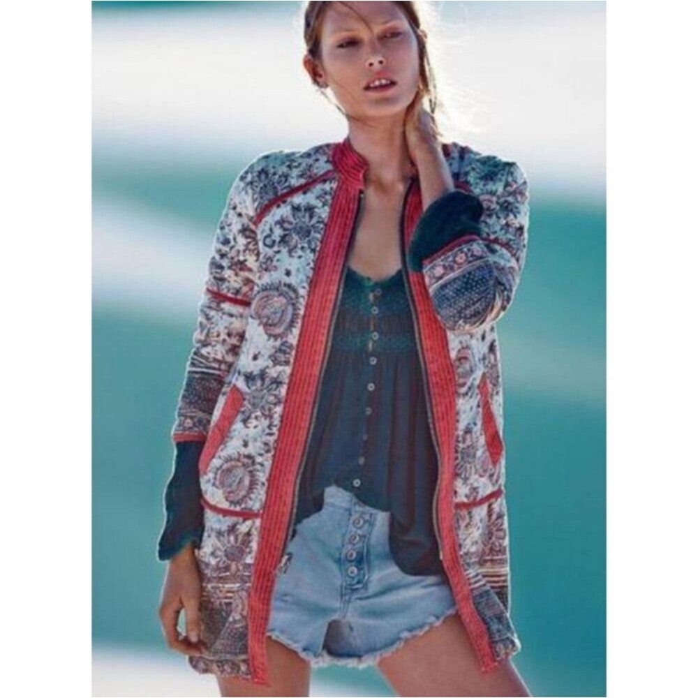 NWOT / Free People / Belario Behemian Reversible Quilted Jacket / XS / $198